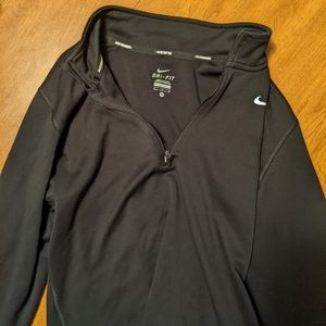 Nike running quarter zip black